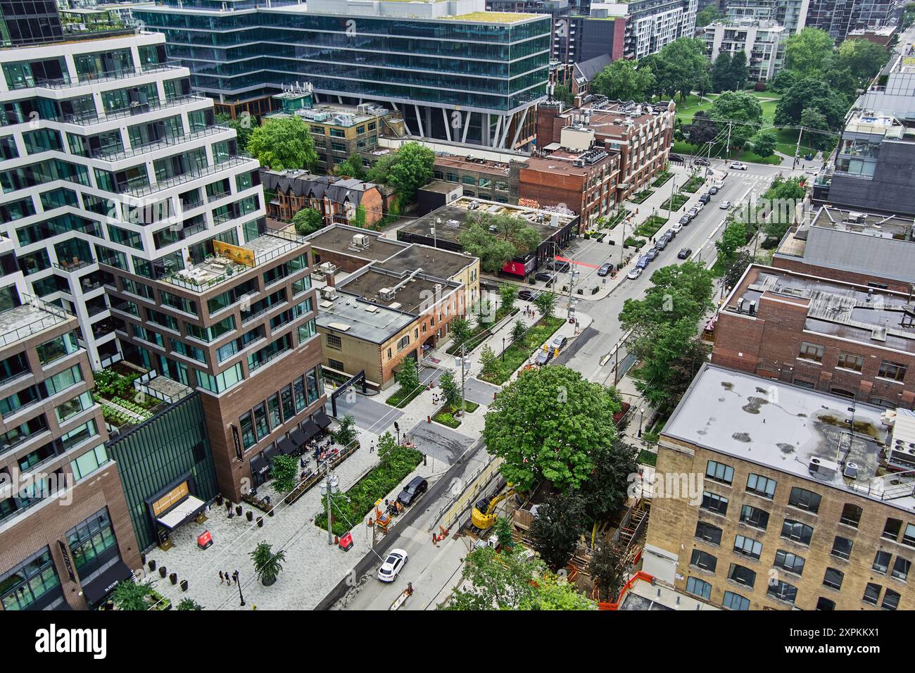 The Well development Toronto Stock Photo
