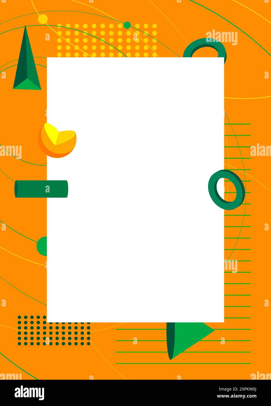Abstract green yellow geometric frame hi-res stock photography and ...