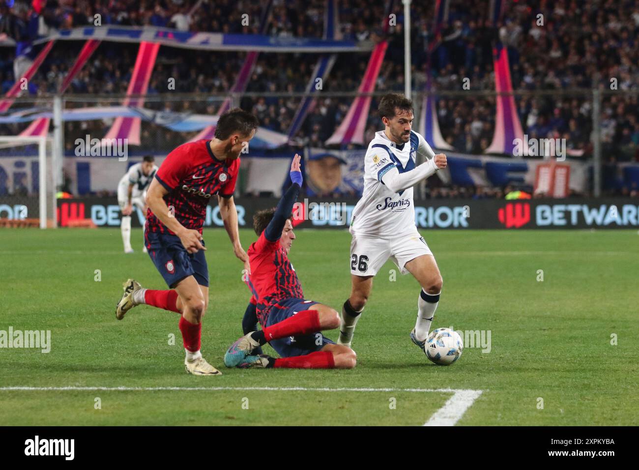 Argentina. 06th Aug, 2024. Buenos Aires, 06.08.2024: Agustin Bouzat of Velez Sarsfield during the match for Copa Argentina at Libertadores de America Stadium ( Credit: Néstor J. Beremblum/Alamy Live News Stock Photo