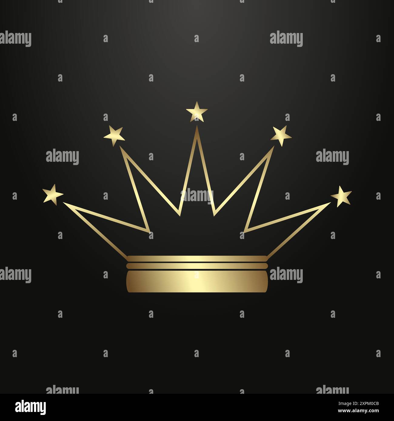 Vector gold crown golden glitter hi-res stock photography and images ...