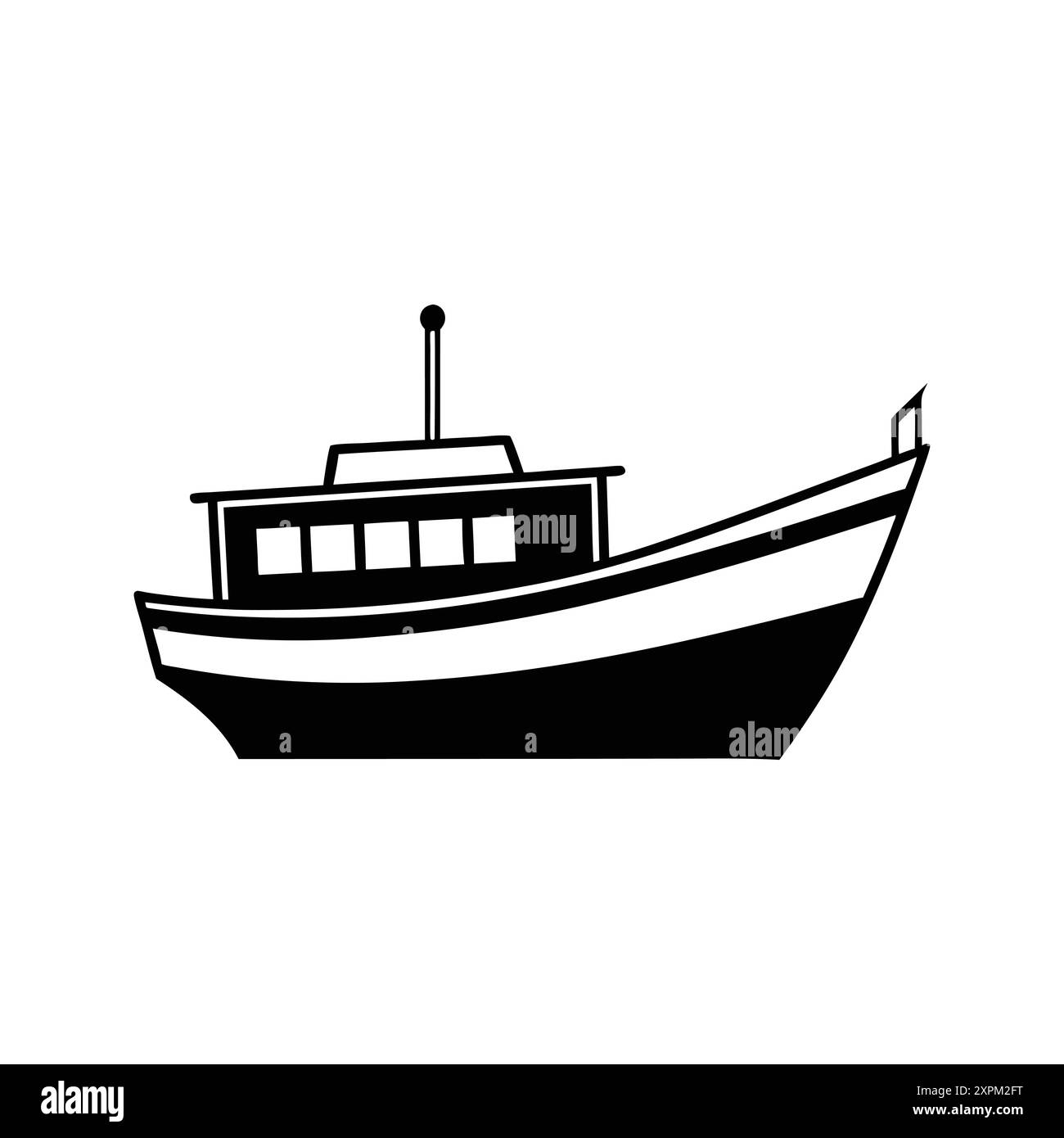 Fur boat Cut Out Stock Images & Pictures - Alamy