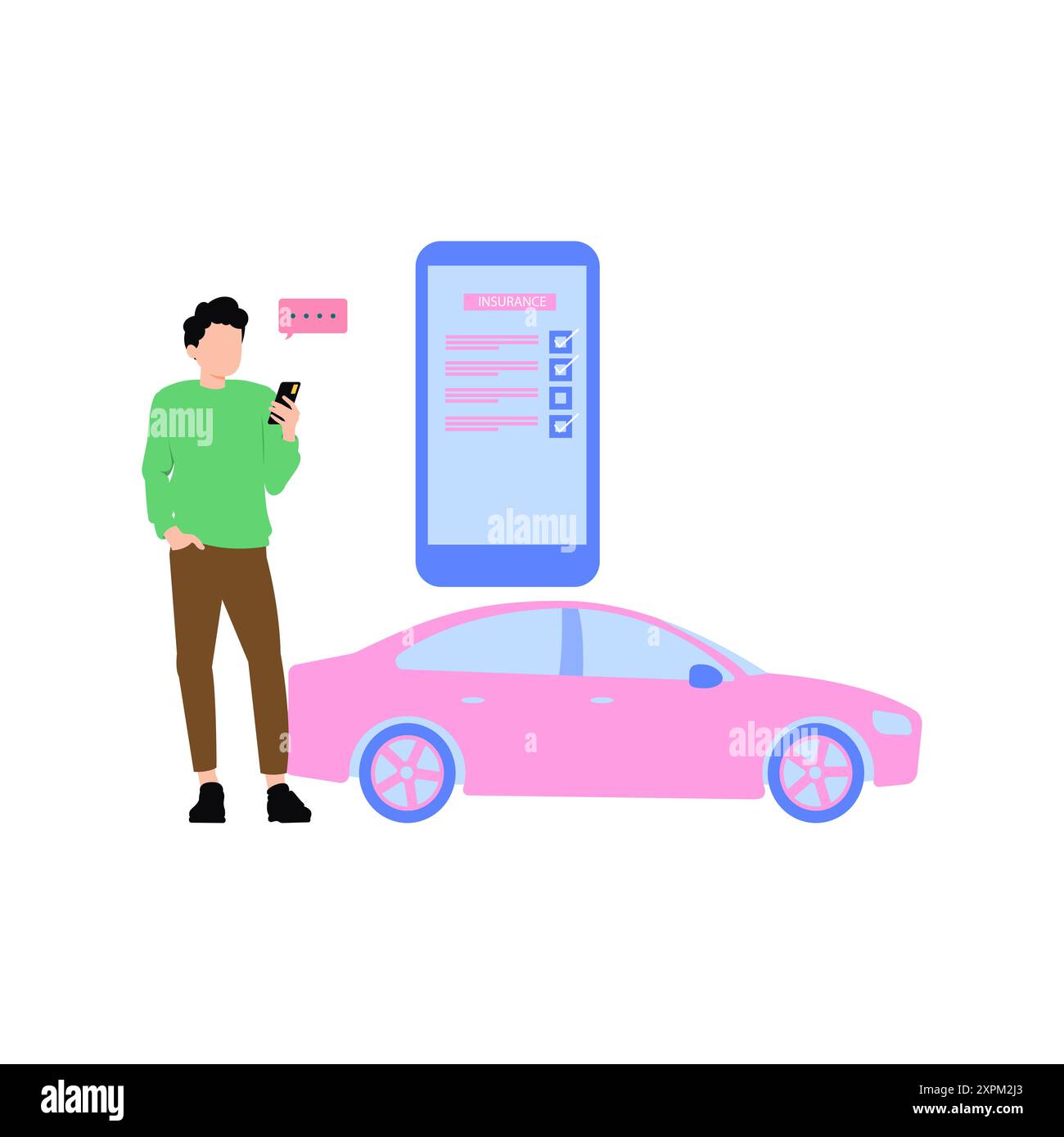 Insurance concept vector hi-res stock photography and images - Alamy