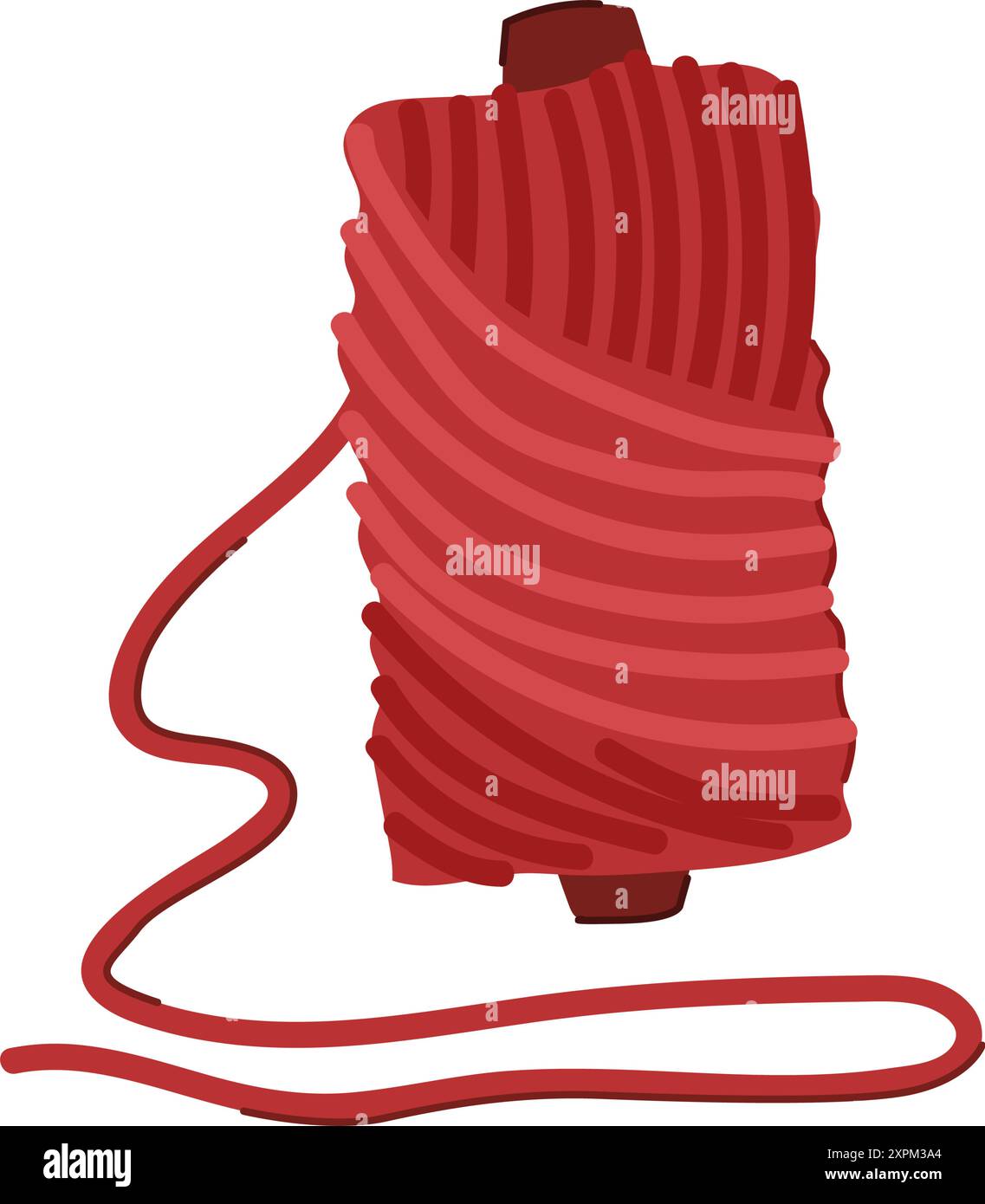 string ball yarn cartoon vector illustration Stock Vector Image & Art ...