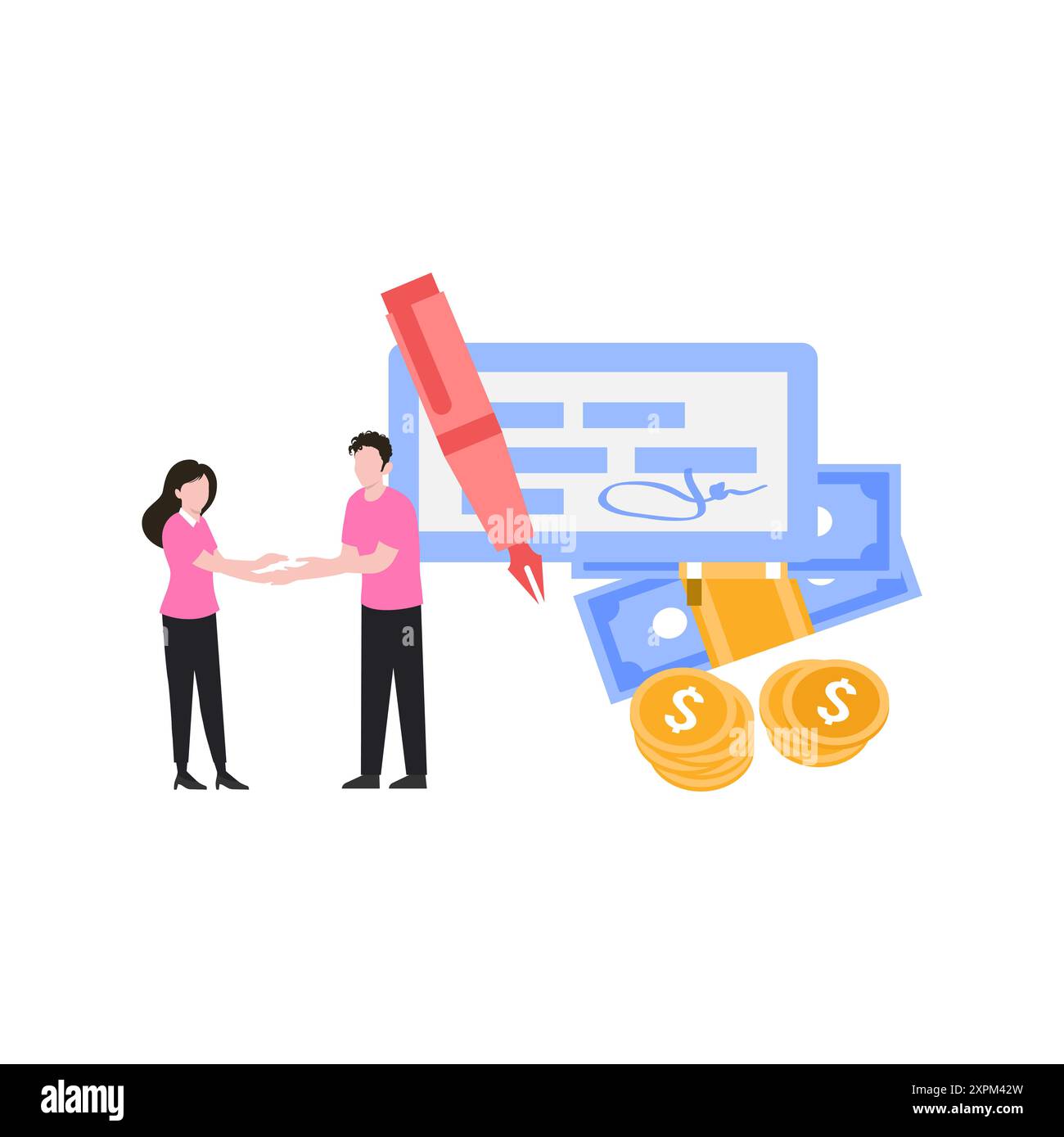 Payment voucher design hi-res stock photography and images - Alamy