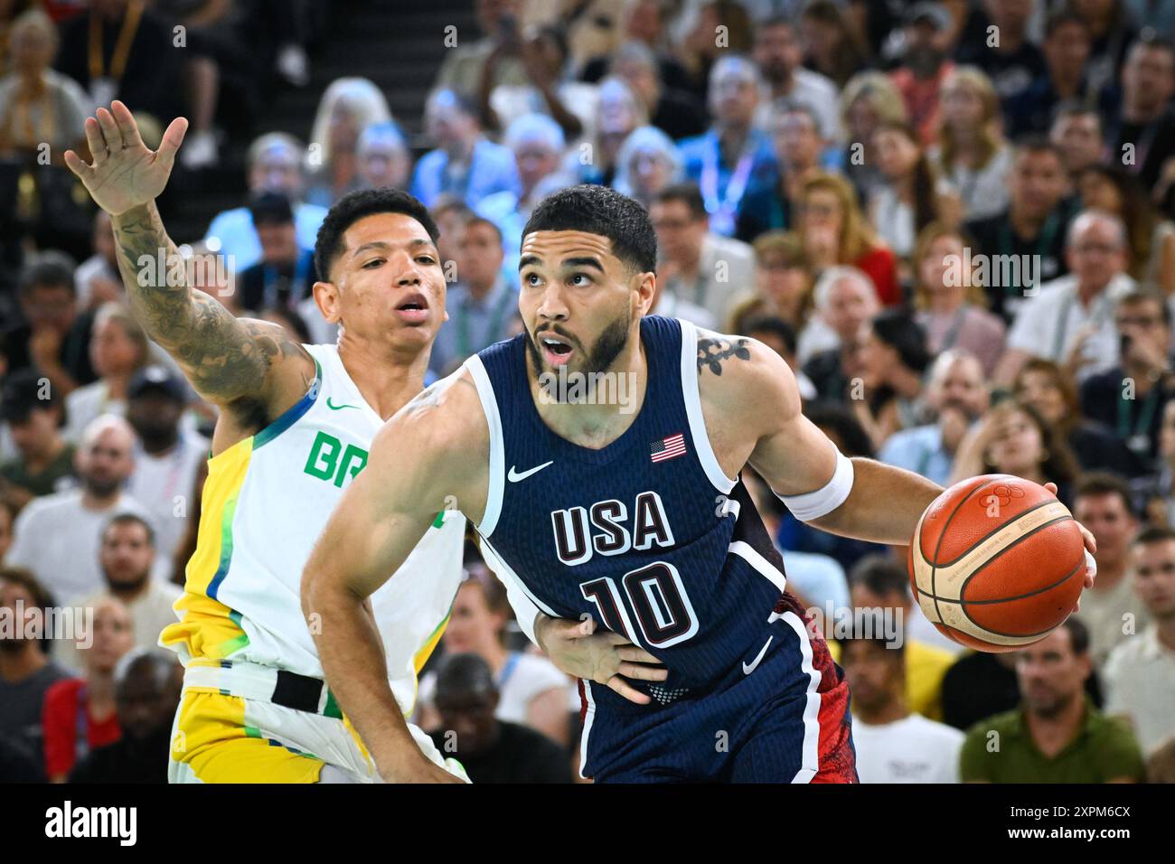 Paris, France. 06th Aug, 2024. Jayson Tatum of USA, Basketball, Men's