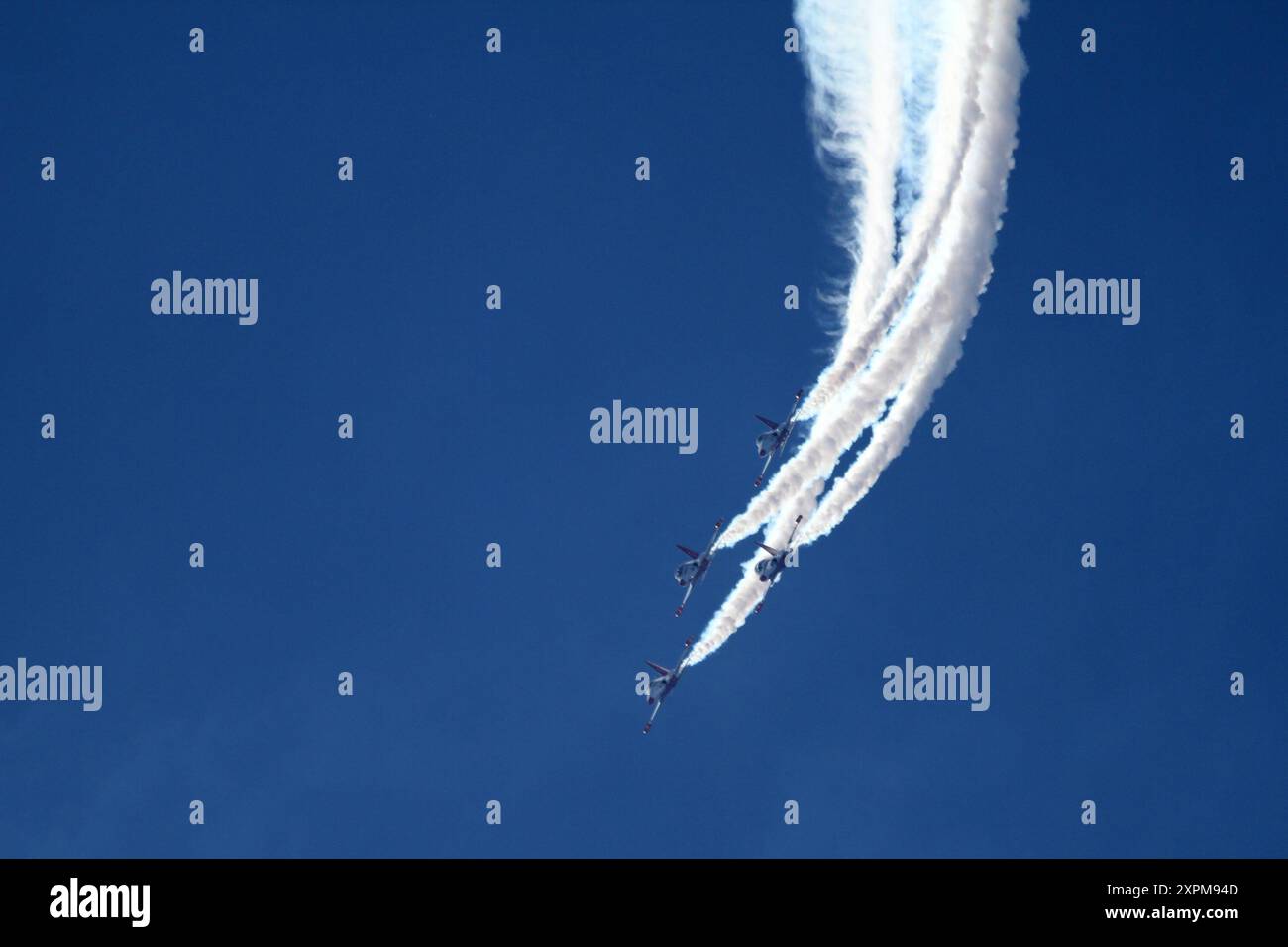 air fighters on the sky as nice background Stock Photo - Alamy