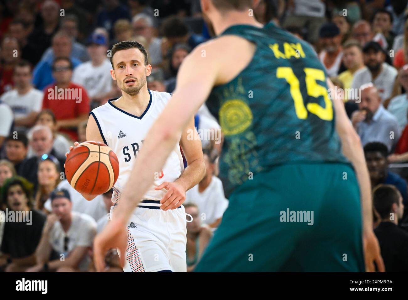 Aleksa Avramovic of Serbia, Basketball, Men's Quarterfinal between
