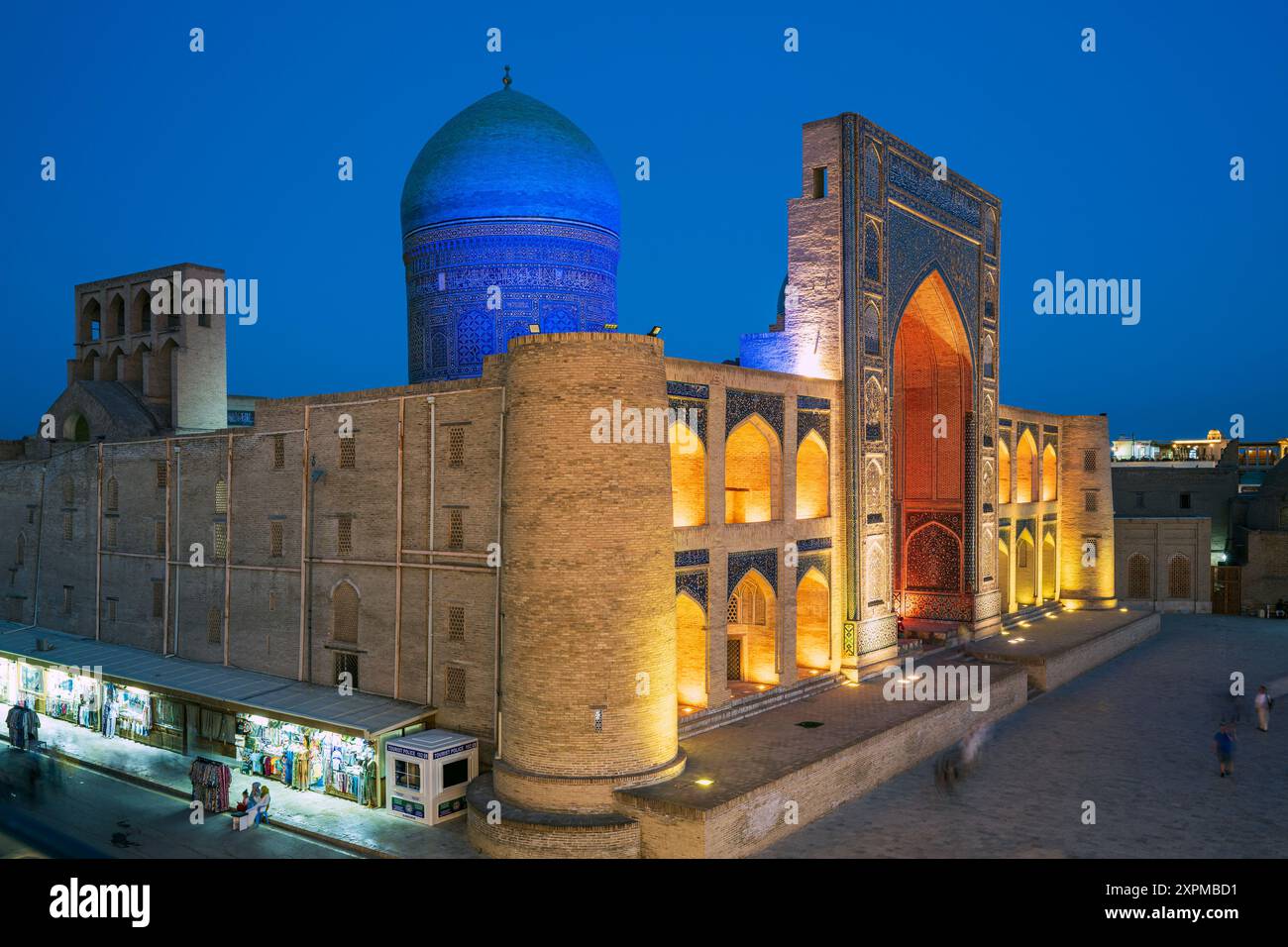 Mir-i-Arab Madrasah, Bukhara, Uzbekistan Stock Photo