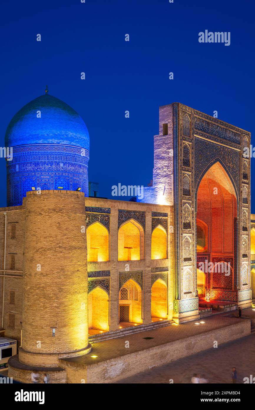 Mir-i-Arab Madrasah, Bukhara, Uzbekistan Stock Photo