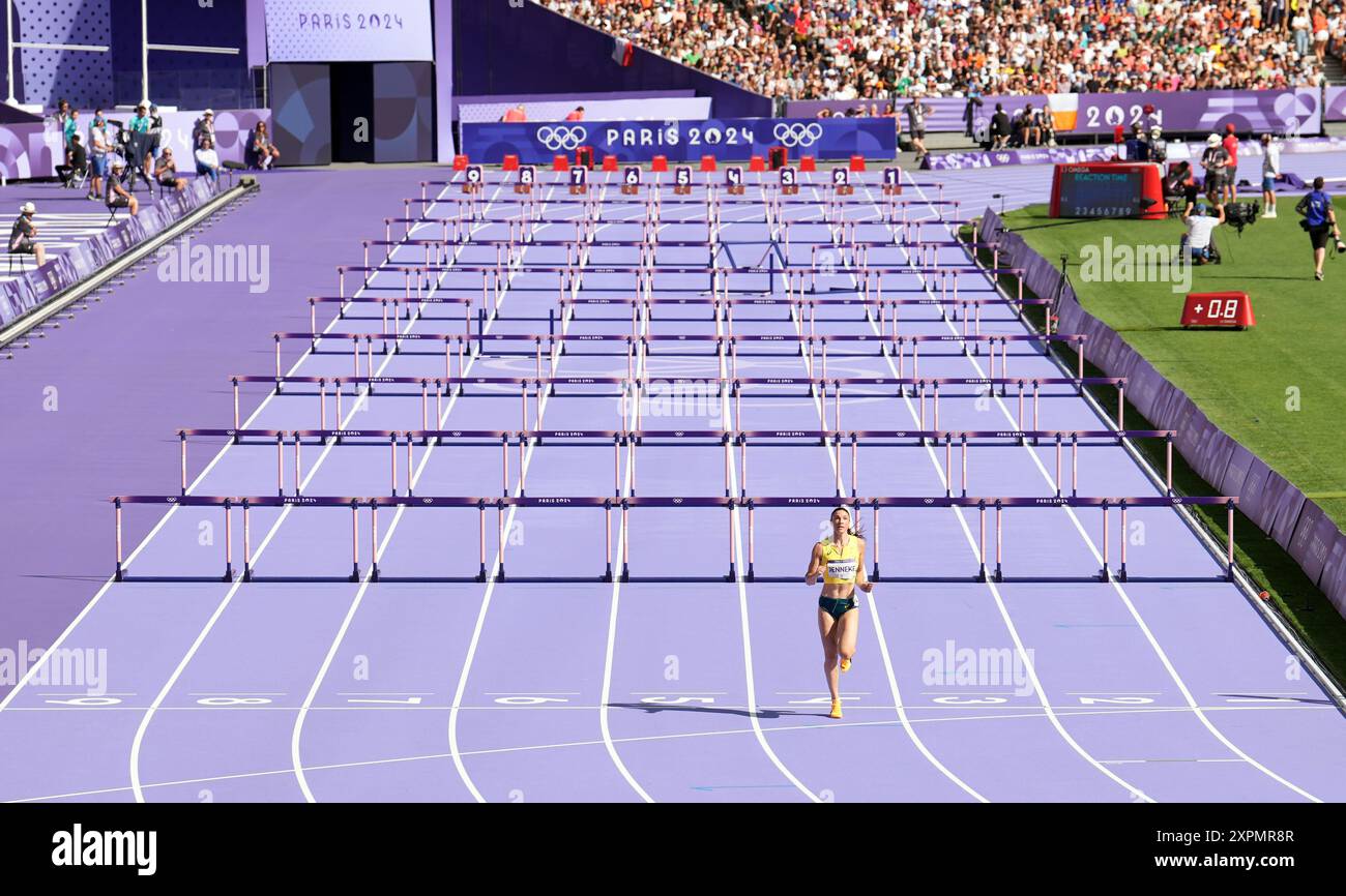 Australia's Michelle Jenneke during the Women's 100m Hurdles at the