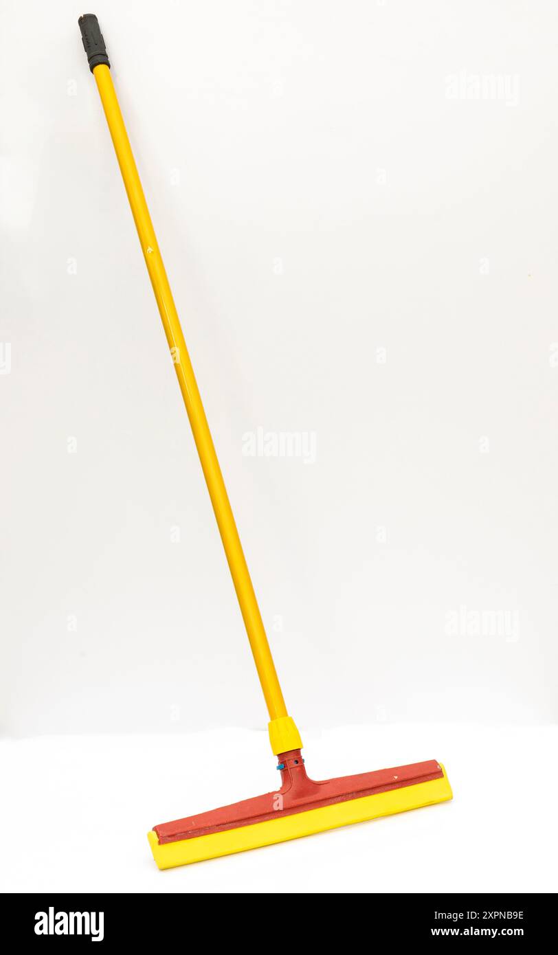 Floor squeegee isolated on white background with copy space Stock Photo