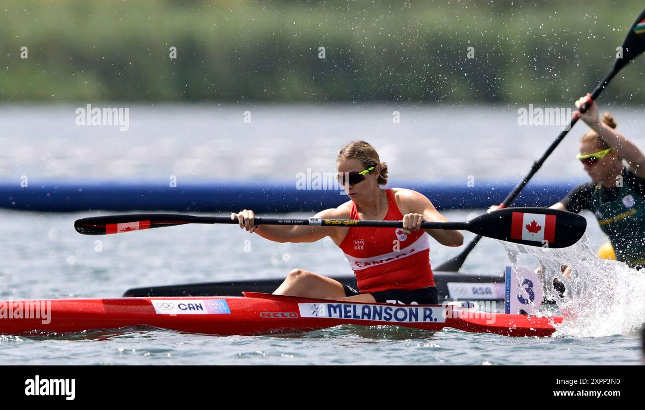 Paris, France. 07th Aug, 2024. Paris 2024 Olympic Games. Canoe Sprint ...