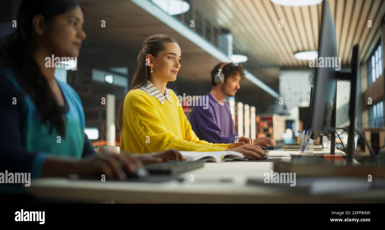 Group multiethnic students take hi-res stock photography and images - Alamy