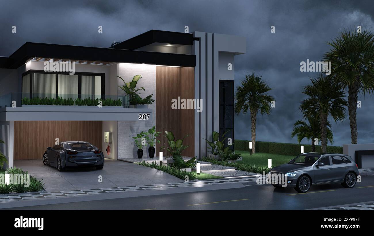 Car driveway house garage door hi-res stock photography and images - Page 9  - Alamy, image size:1300x821