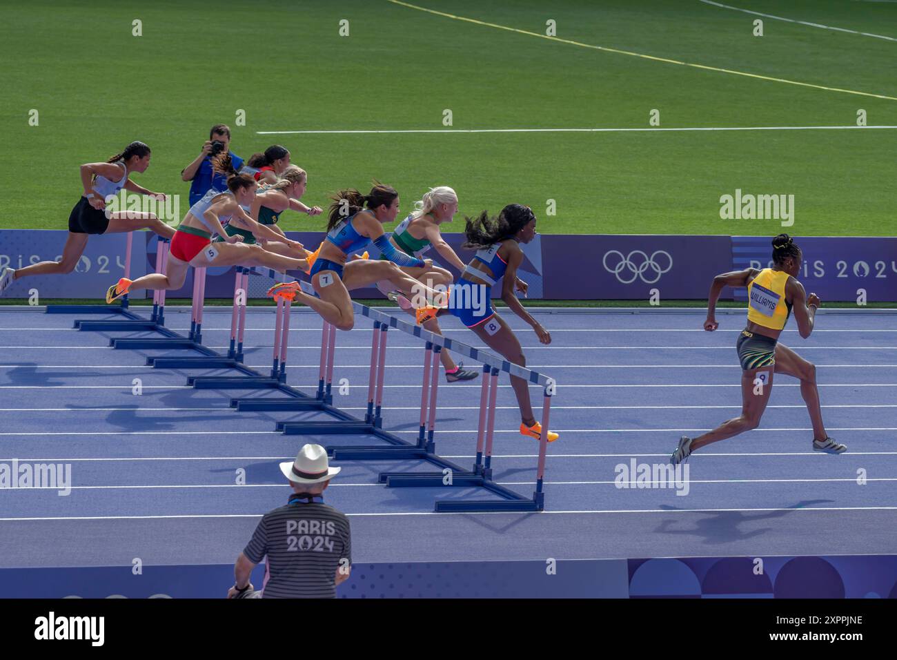 Paris, France - 08 07 2024: Olympic Games Paris 2024. View of wommen's ...