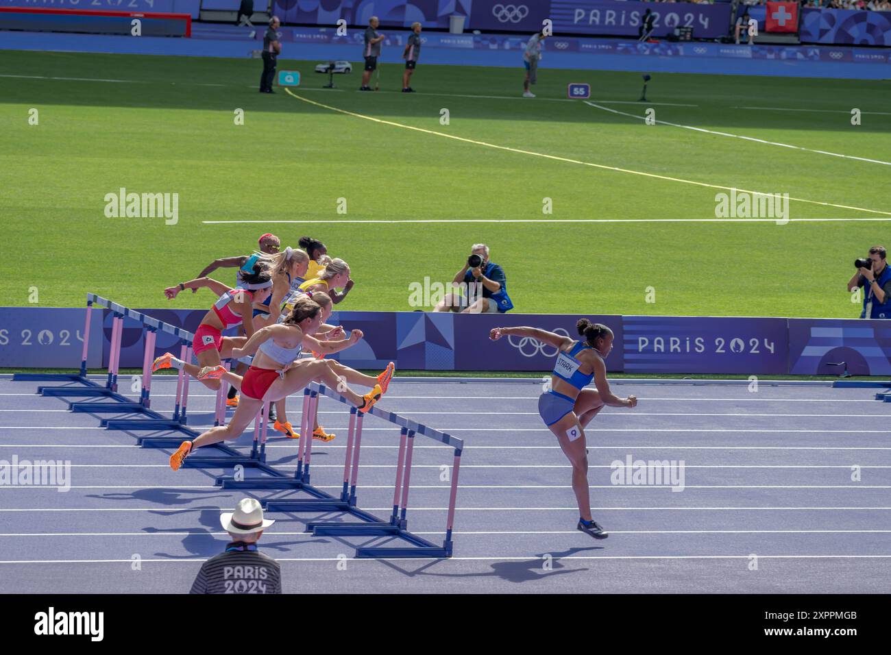 Paris, France - 08 07 2024: Olympic Games Paris 2024. View of wommen's ...