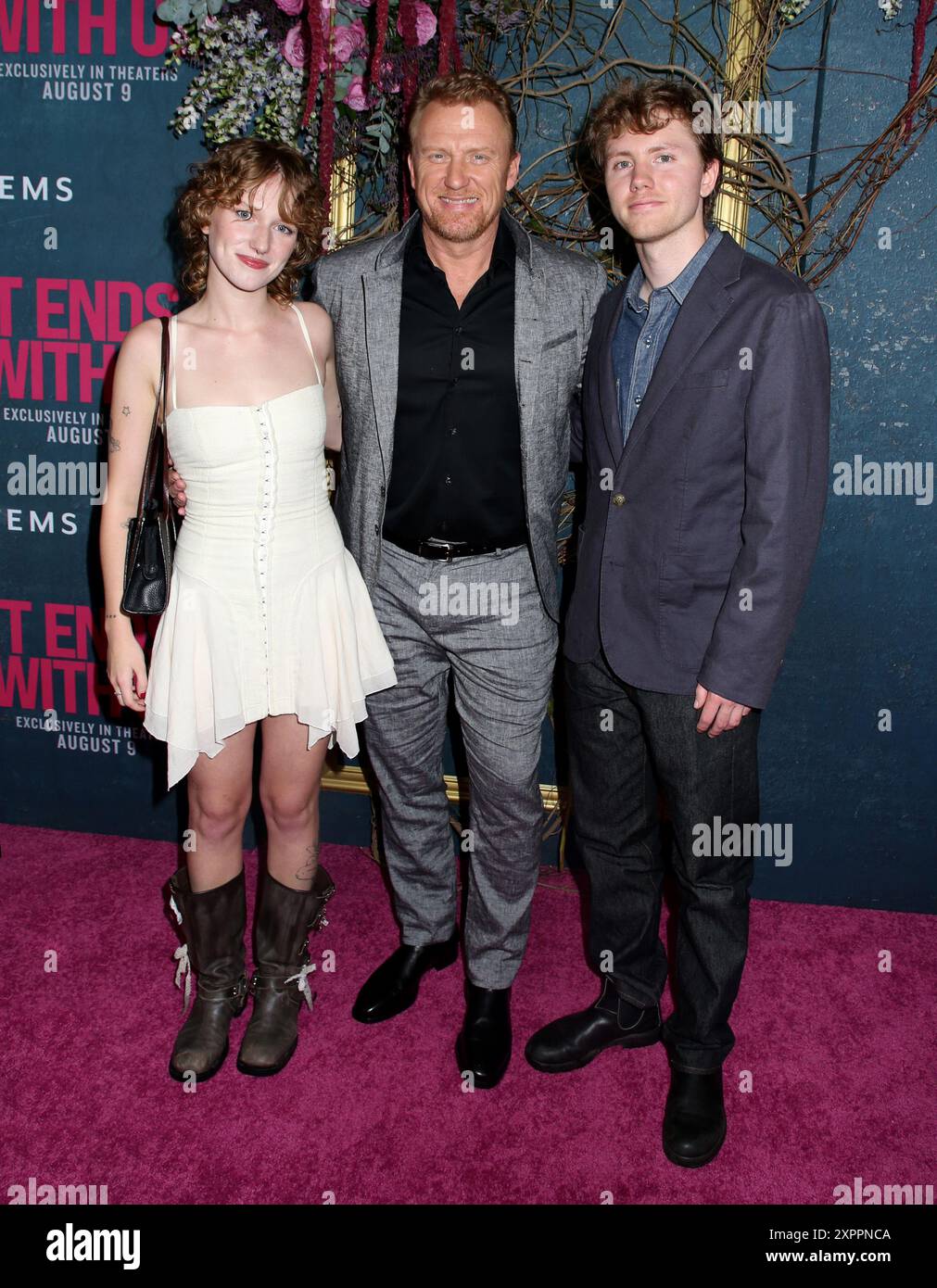 New York City, USA. 06th Aug, 2024. Kevin McKidd, daughter Iona McKidd