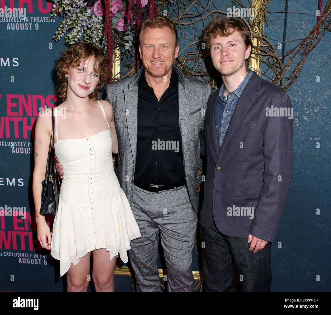 New York City, USA. 06th Aug, 2024. Kevin McKidd, daughter Iona McKidd