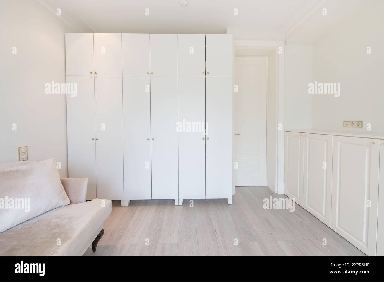 Houzz - Penthouse Apartment With Scandinavian Closet Design