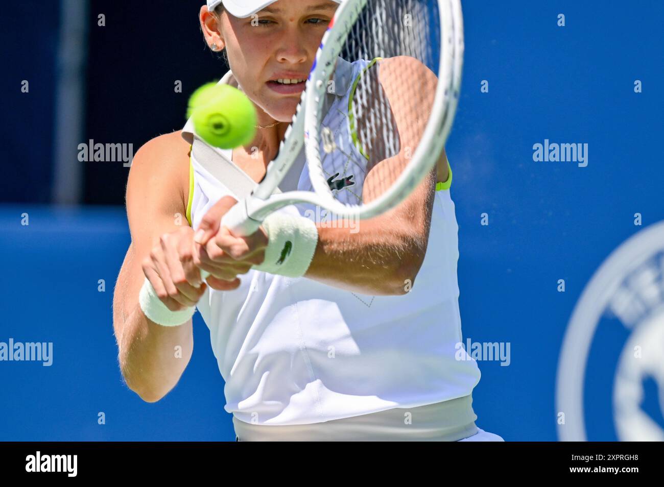 Tennis Ru Toronto, Canada. 7th Aug, 2024. Russian tennis player Erika Andreeva ...