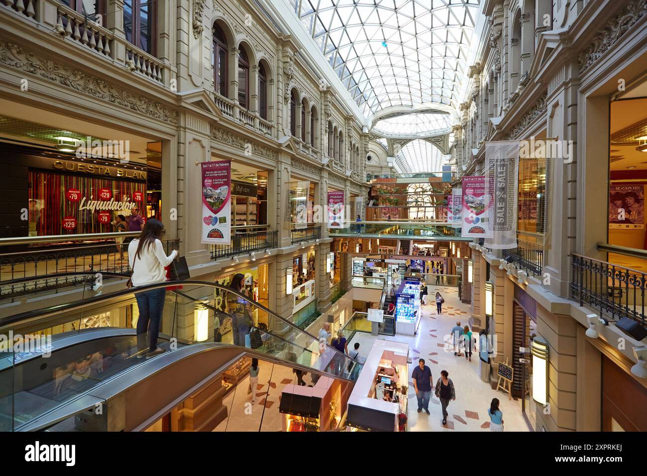 Galerias Pacifico. Shopping. Florida street. Buenos Aires. Argentina. Stock Photo