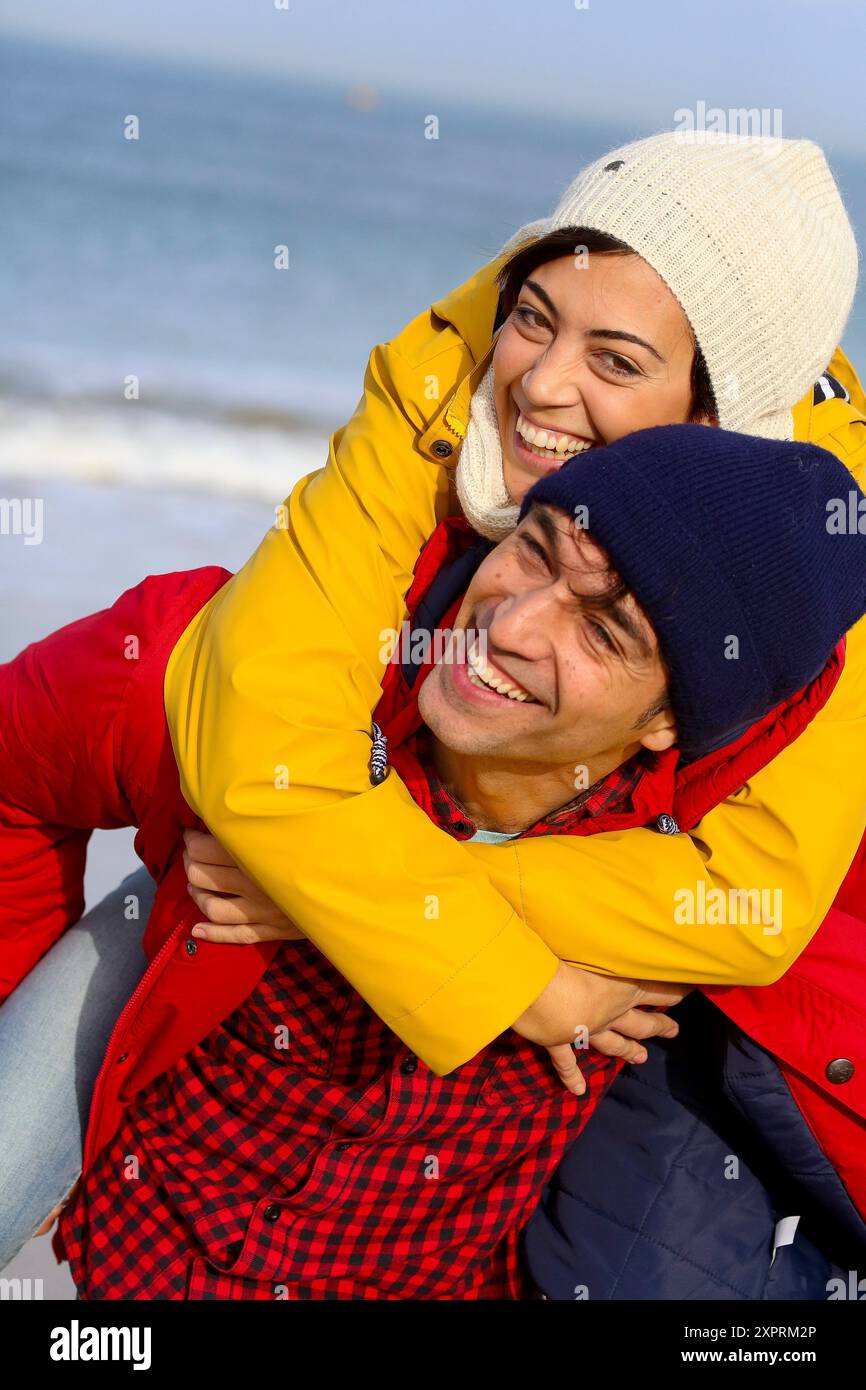Lifestyles, Hendaya Beach Stock Photo