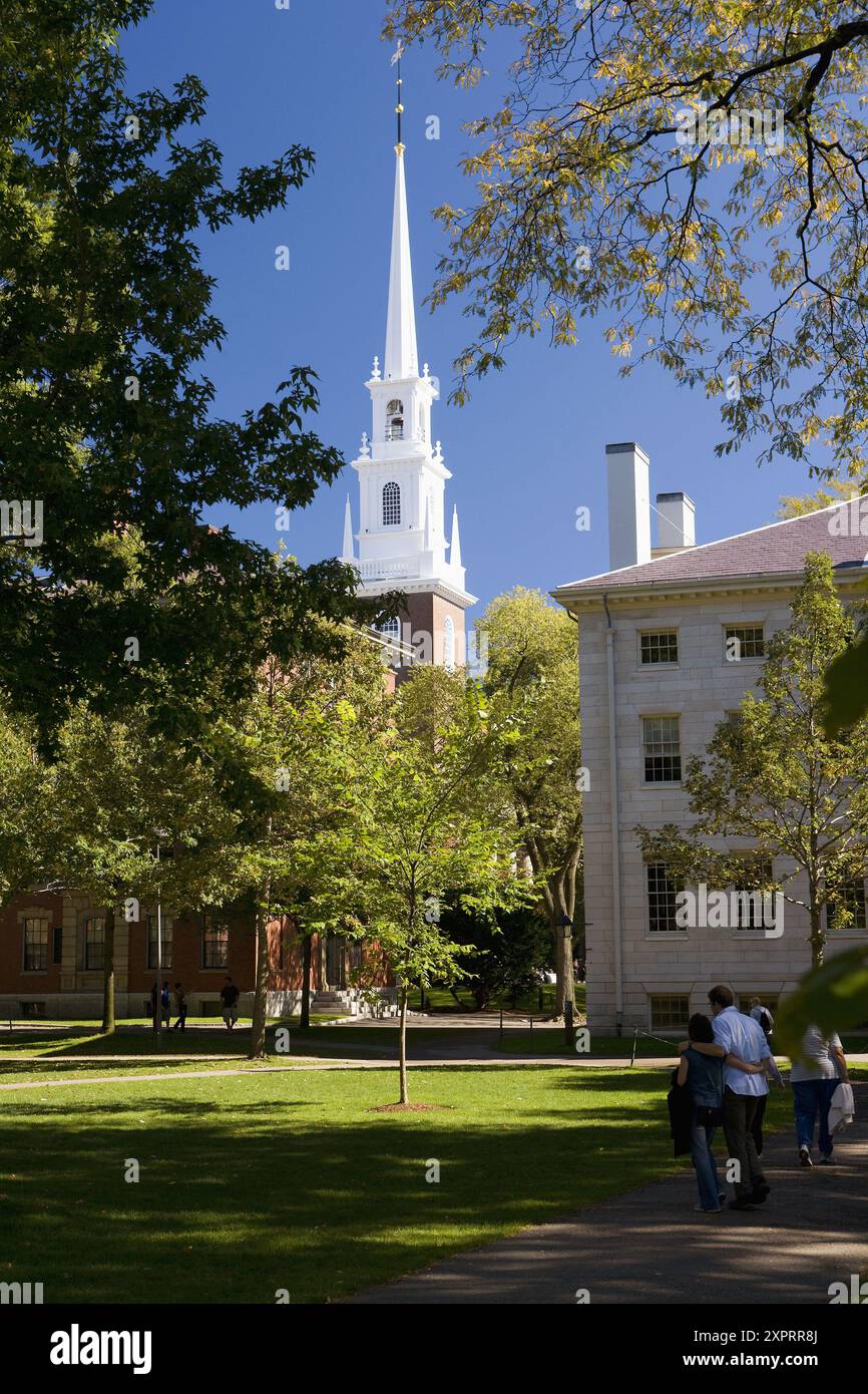 Harvard University Campus, Cambridge, Massachusetts, USA Stock Photo ...