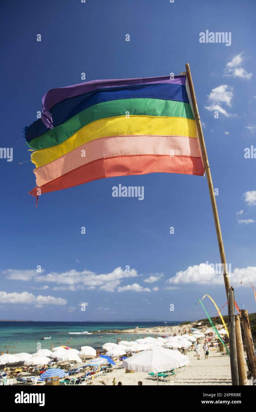 Flag of the balearic islands hi-res stock photography and images - Alamy