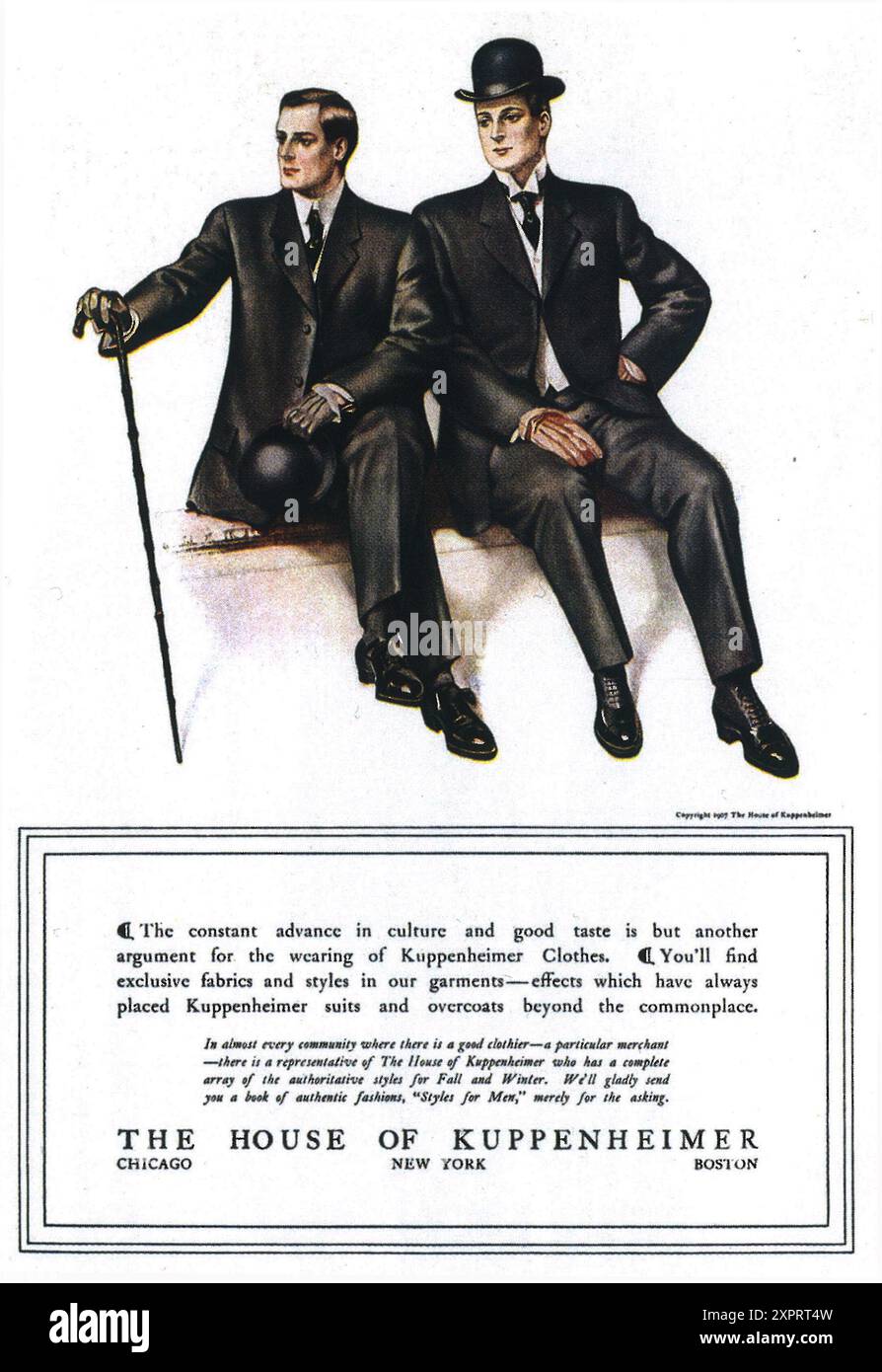 Old adverts clothes Cut Out Stock Images & Pictures - Alamy