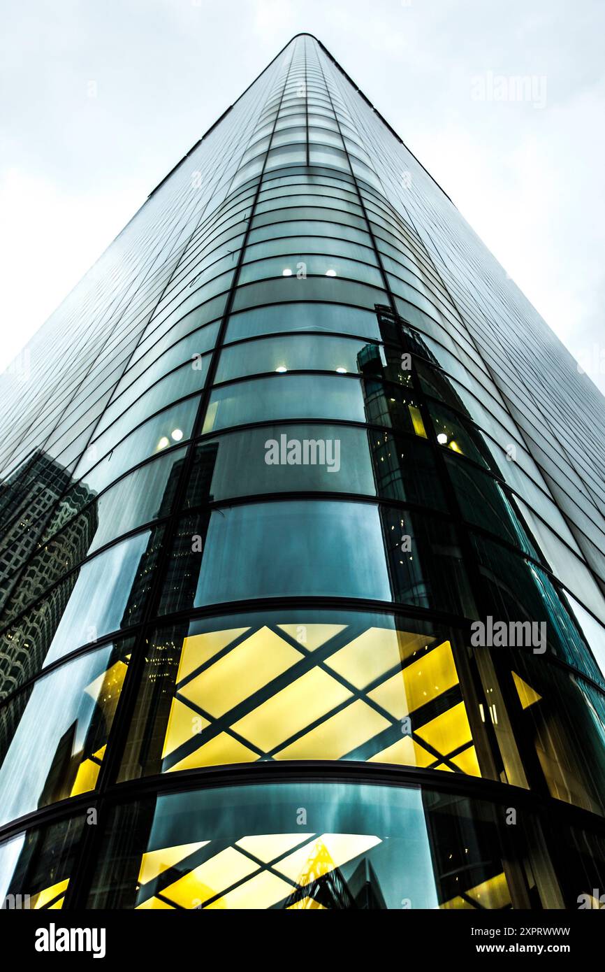 View of Canary Wharf is a major business district located in Tower Hamlets ...