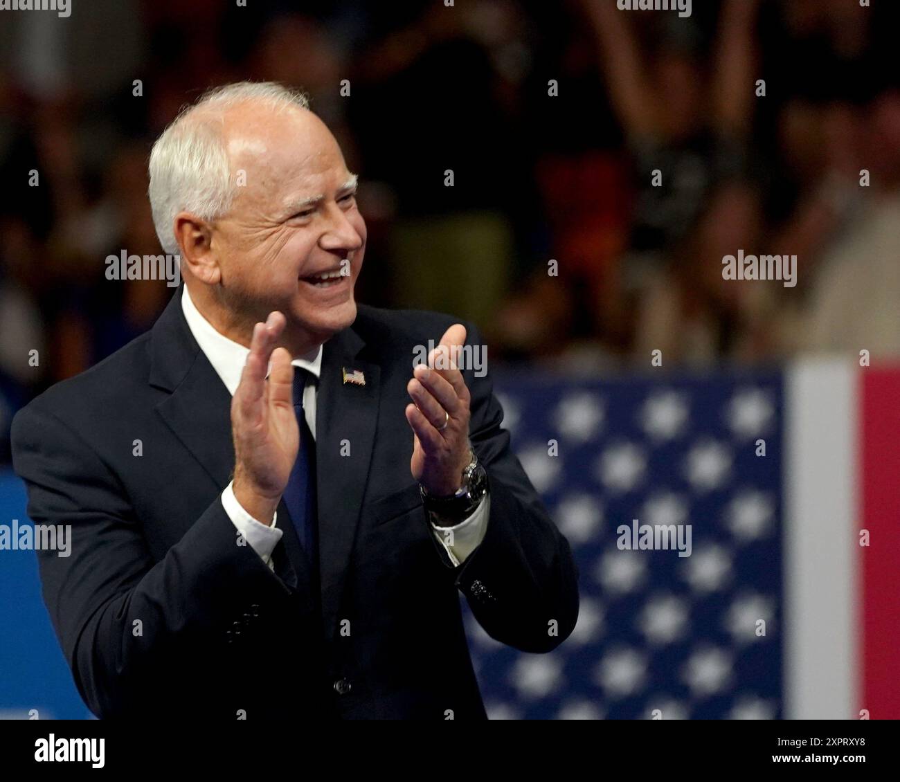 Pa. 06th Aug, 2024. Tim Walz at a public appearance for Kamala Harris ...
