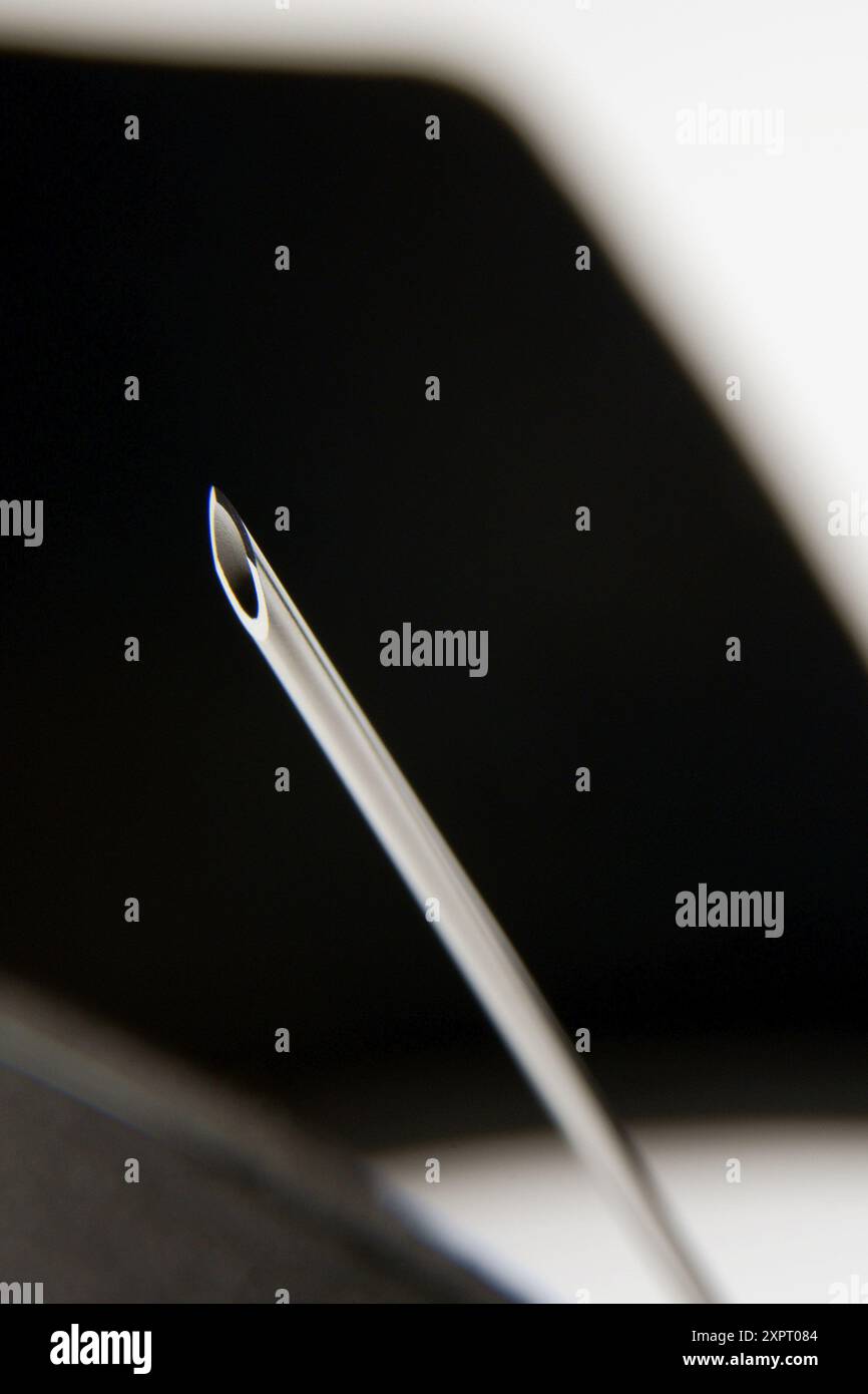 Hypodermic needle Stock Photo