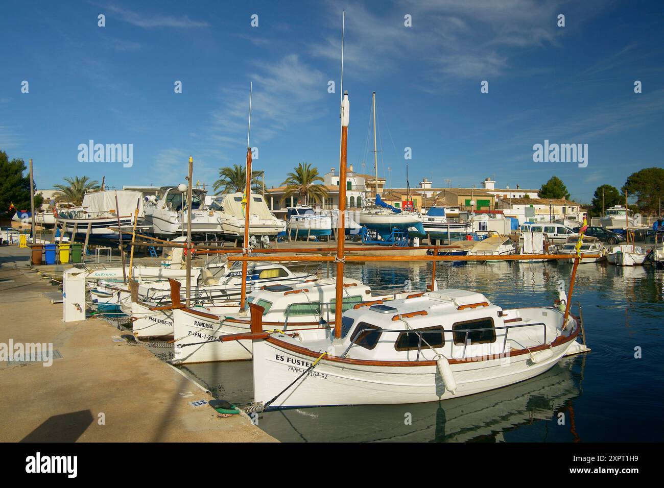 Estanyol marina Migjorn Llucmajor Mallorca Baleares Spain Stock Photo