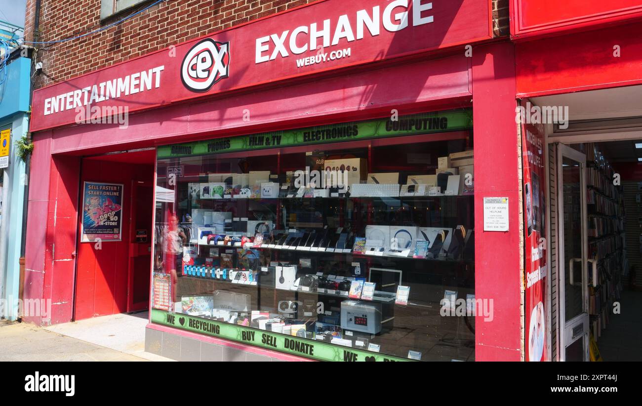 CEX shop in Winchester high street Stock Photo