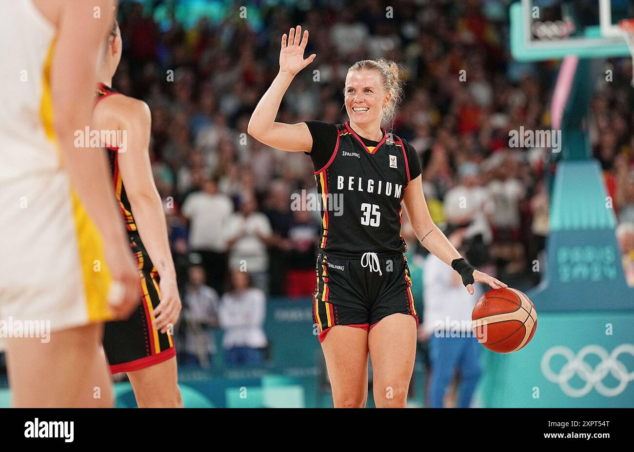Paris France 7th Aug 2024 Julie Vanloo Of Belgium Celebrates During paris-france-7th-aug-2024-julie-vanloo-of-belgium-celebrates-during