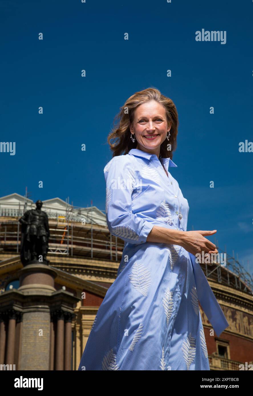 Katie Derham, photographed outside the Royal Albert Hall Stock Photo