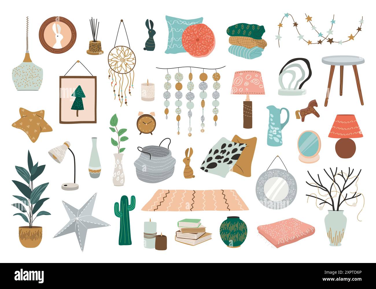 Image showcasing Scandinavian Home Interior and Decor Set Stock Vector Image & Art - Alamy