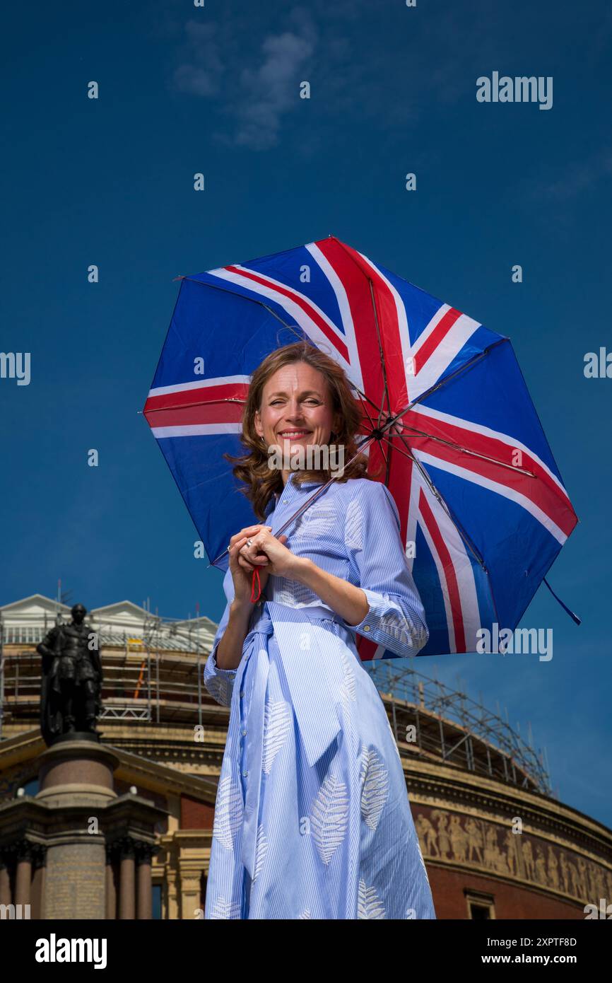 Katie Derham, photographed outside the Royal Albert Hall Stock Photo