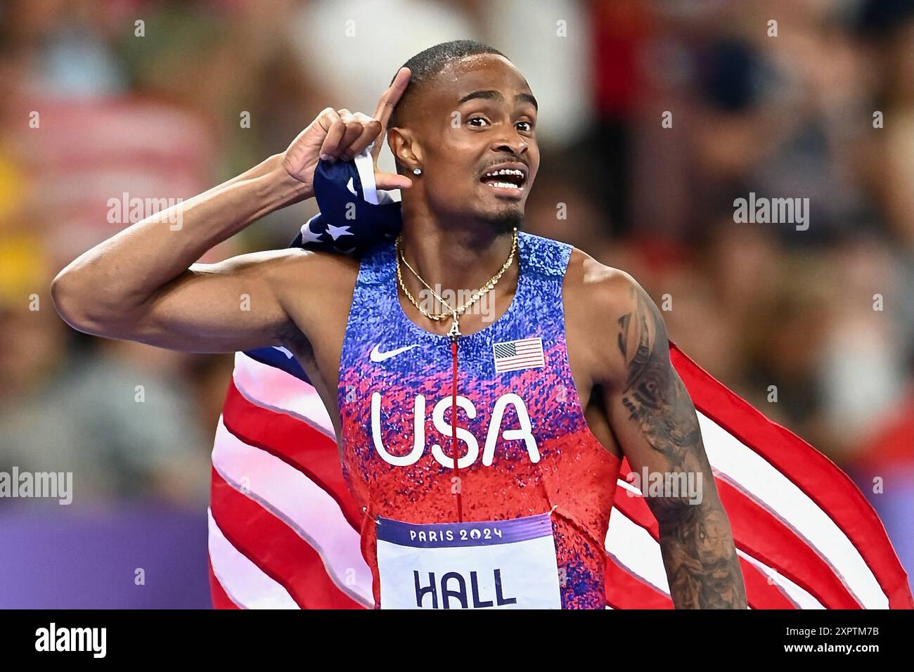 Paris, France. 06th Aug, 2024. Quincy Hall of United States of America ...