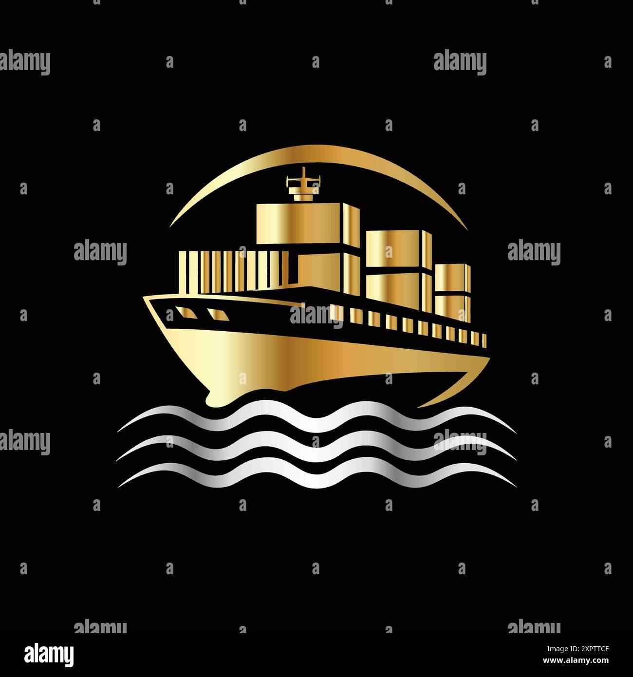 Cruise Ship Logo Icon Design Vector Template. Luxury Ship Logotype ...