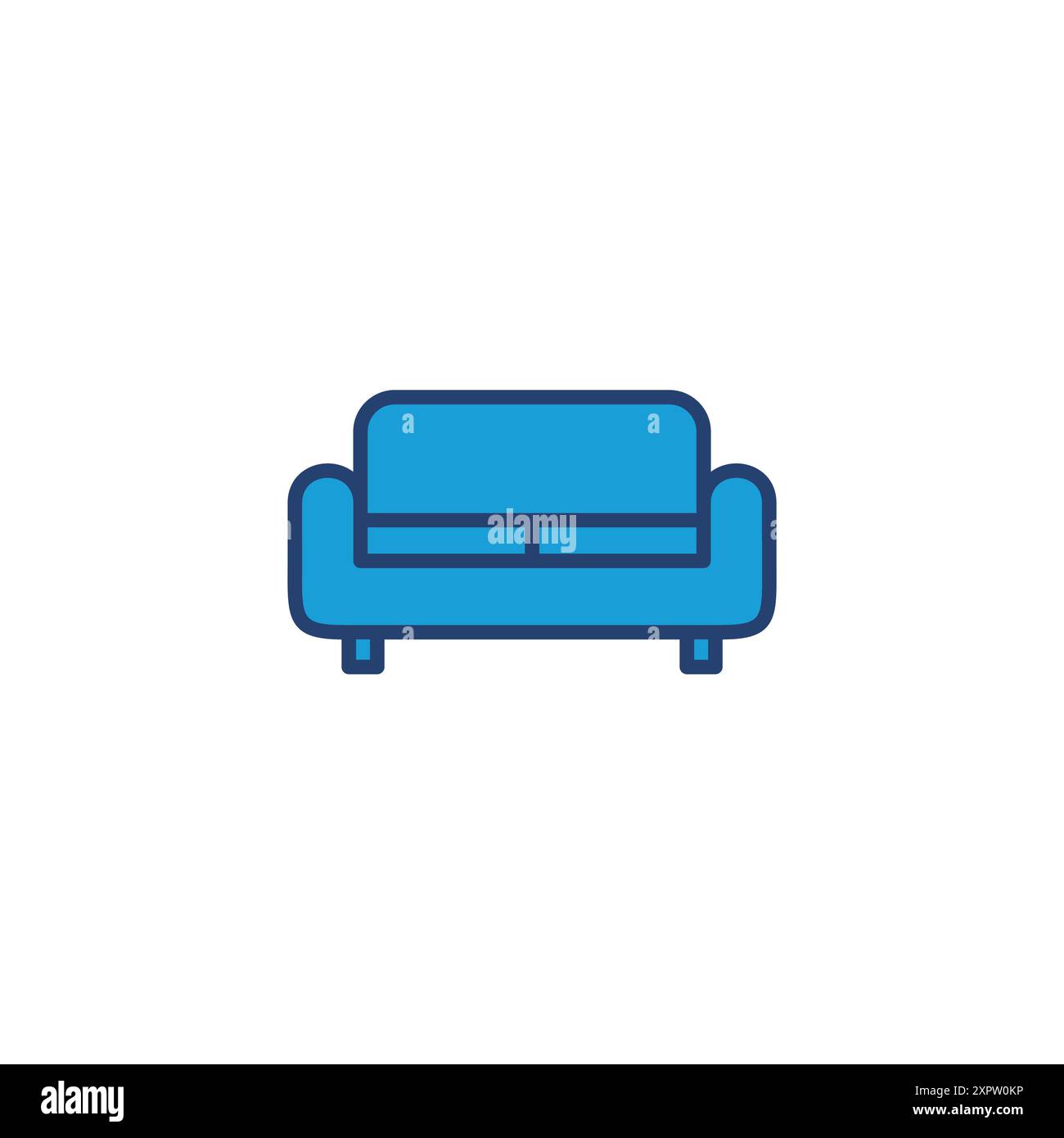 Sofa icon vector. sofa icon illustration Stock Vector Image & Art - Alamy
