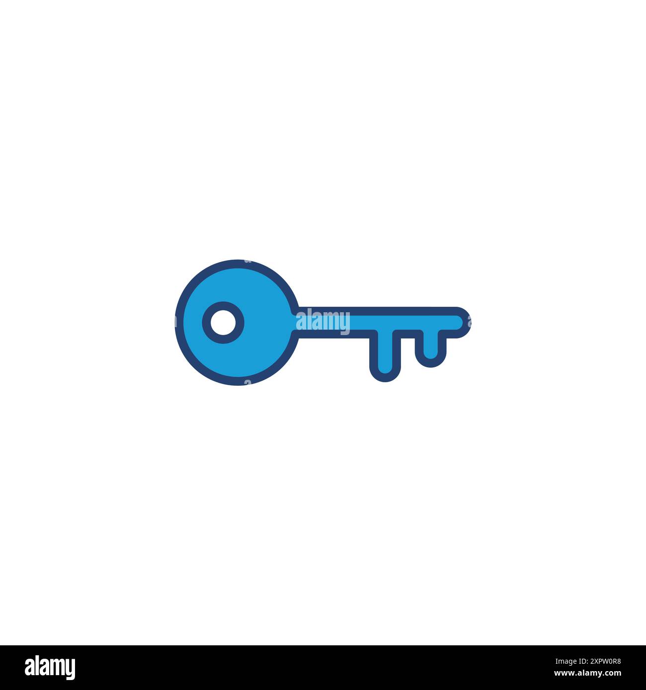 Key icon vector. Key vector icon. Key symbol Stock Vector