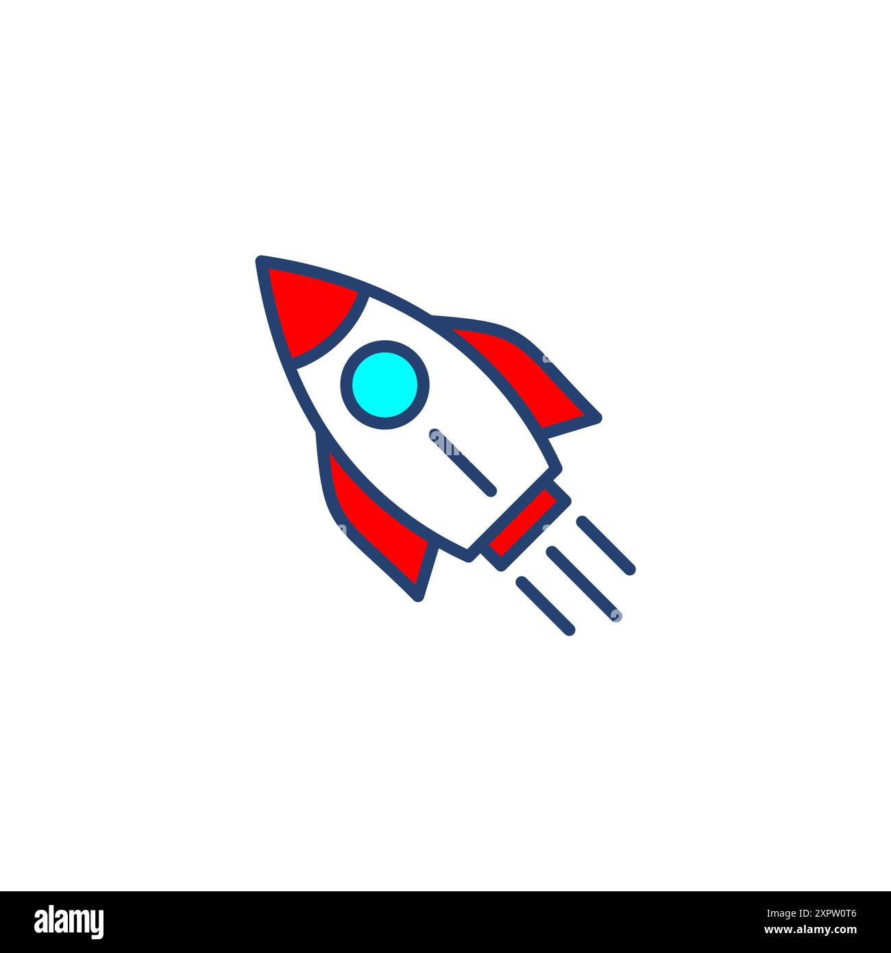 Rocket icon vector. Startup icon vector Stock Vector Image & Art - Alamy