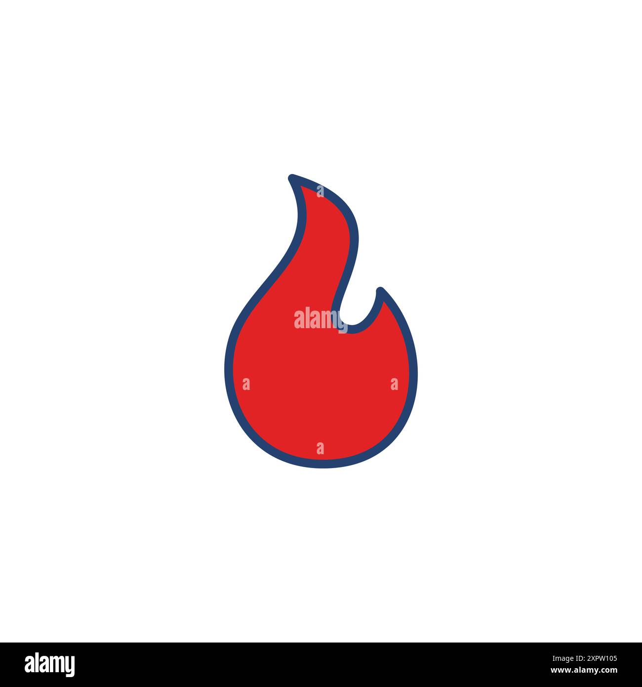 Fire icon vector. fire vector icon Stock Vector Image & Art - Alamy