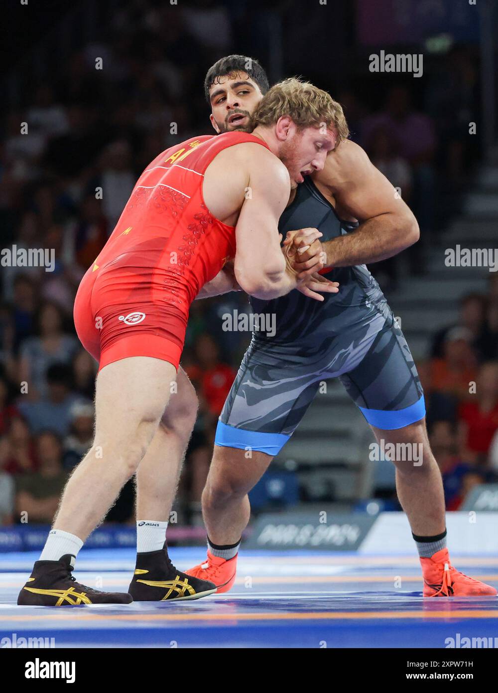 Paris, Ile de France, France. 7th Aug, 2024. Mohammadhadi Saravi (IRI ...