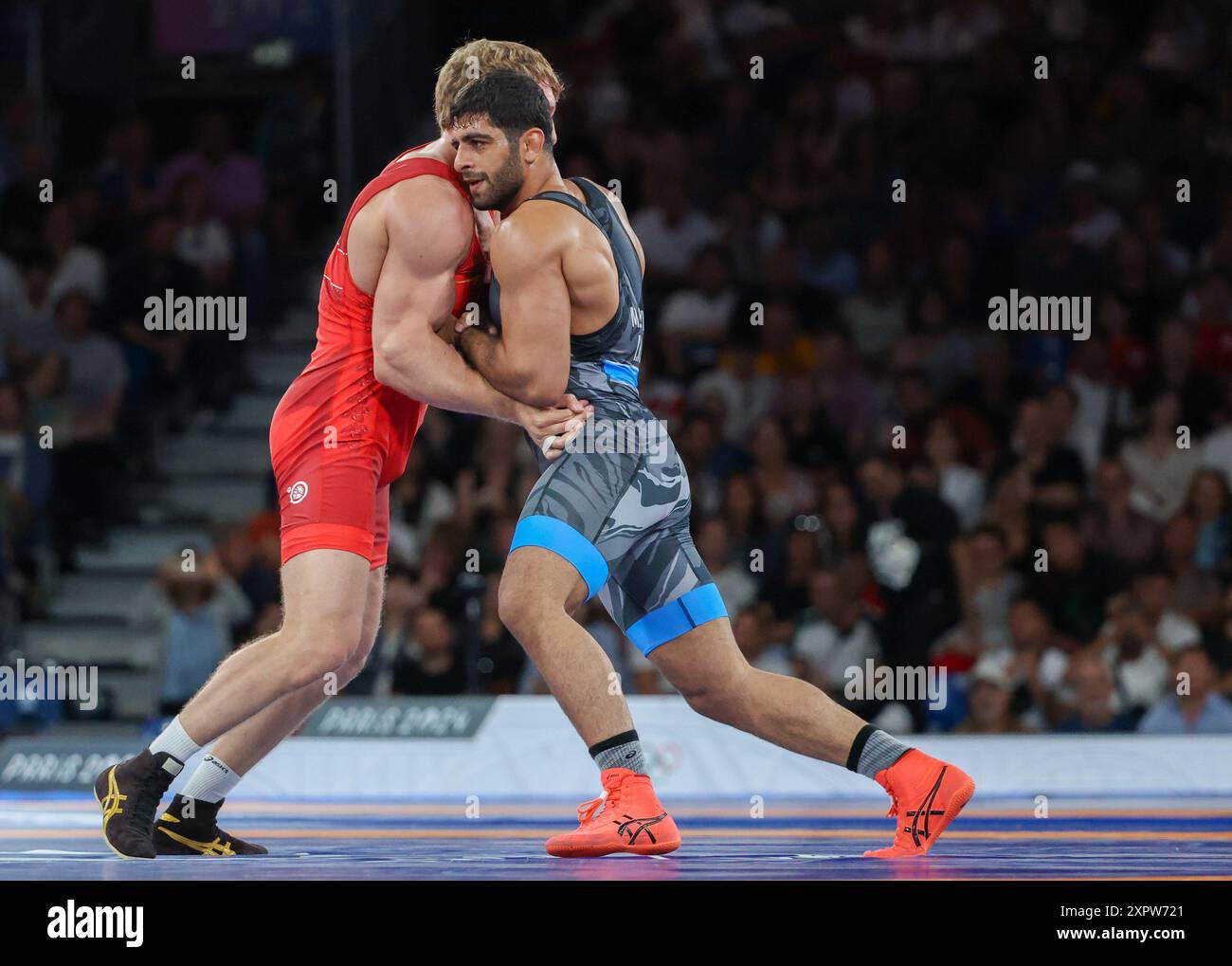 Paris, Ile de France, France. 7th Aug, 2024. Mohammadhadi Saravi (IRI ...