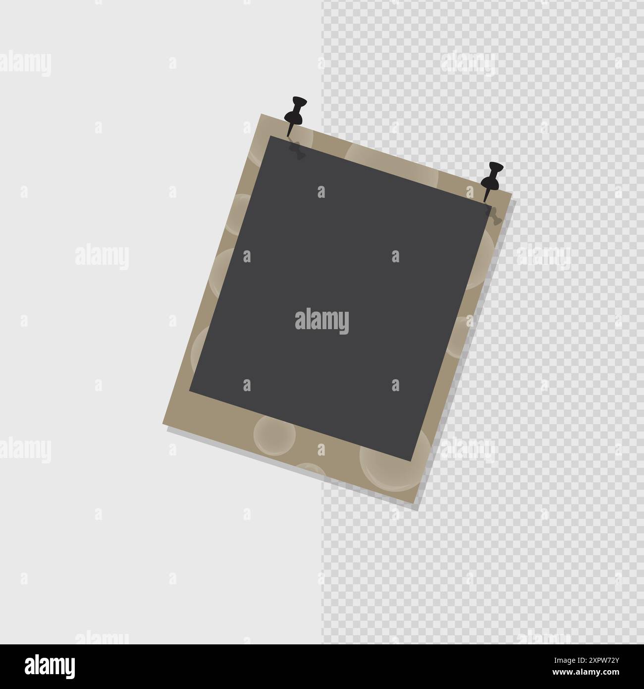 collage photo frames flat design Stock Vector