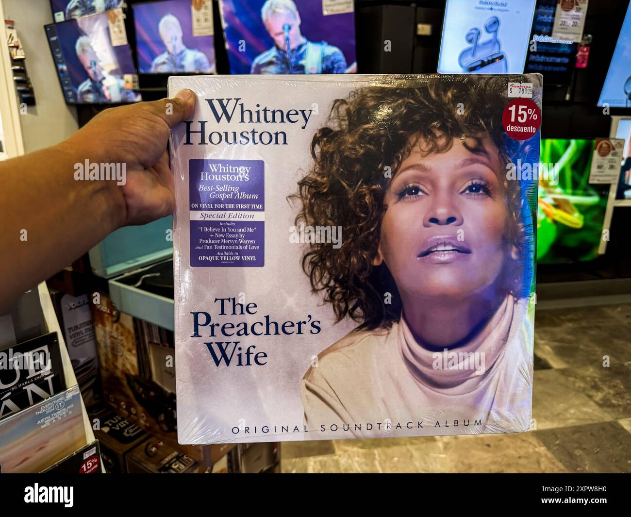 album-lp-the-preacher-s-wife-soundtrack-whitney-houston-music