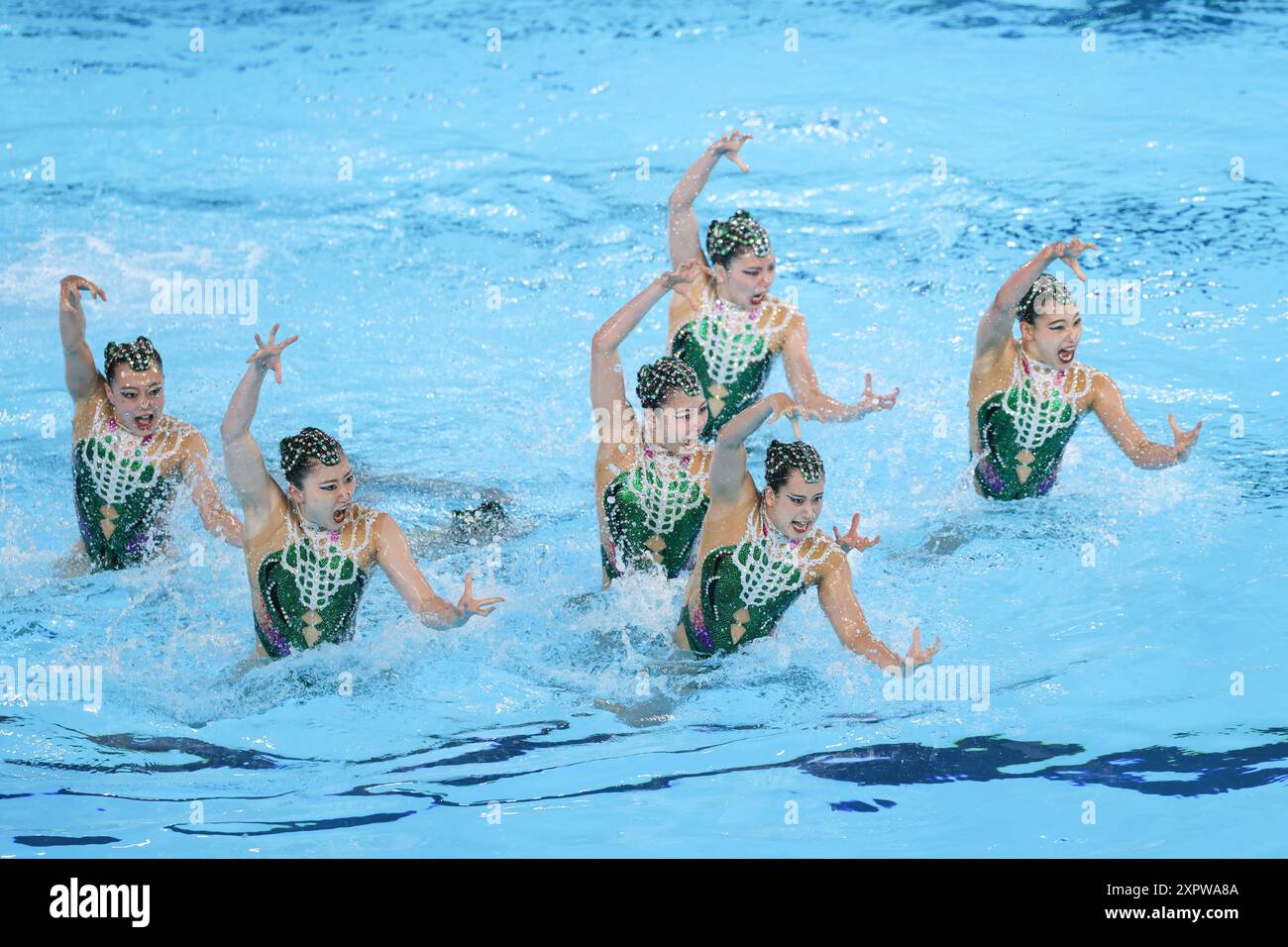 Saint-Denis, France. 7th Aug, 2024. Japan team group (JPN) Artistic ...