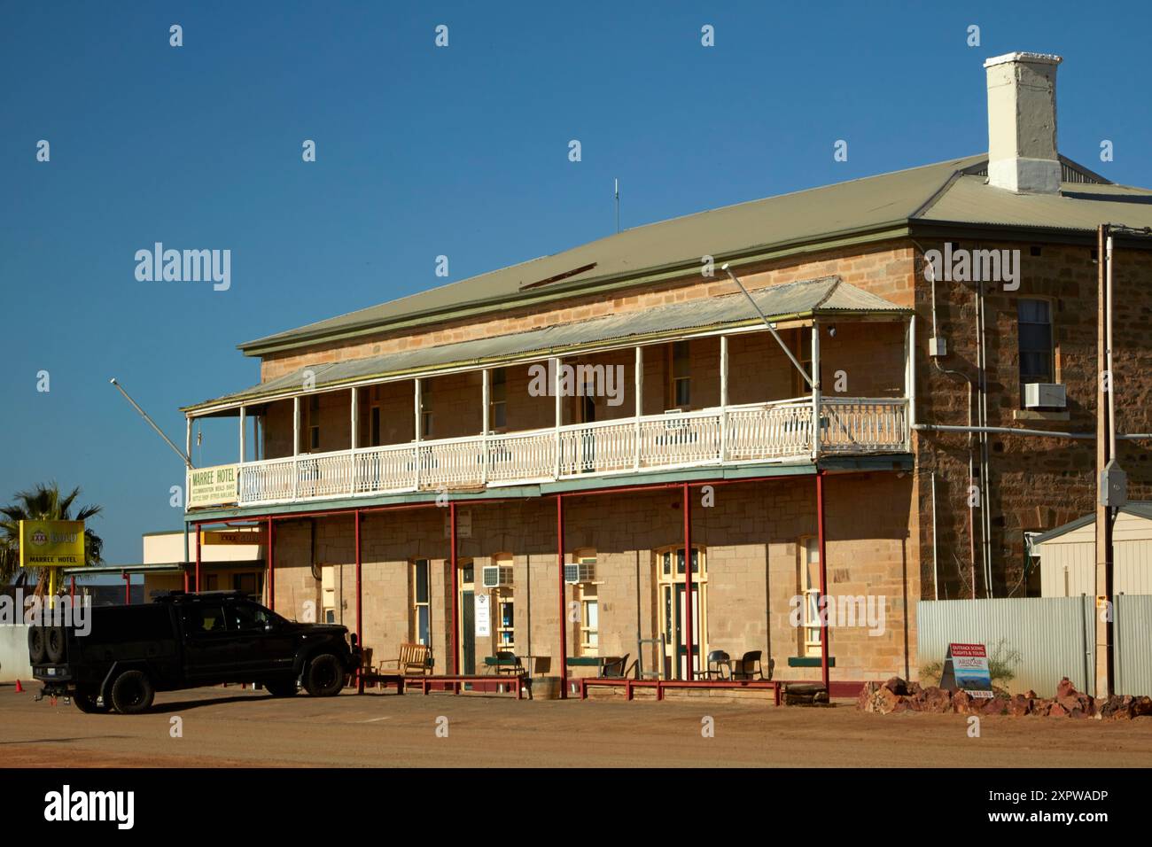 Marree Hotel, Marree, Oodnadatta Track / Birdsville Track, Outback, South Australia, Australia Stock Photo